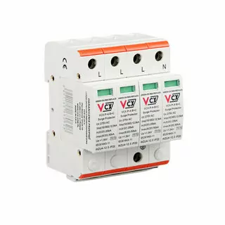 VCX Svodič prepätia triedy T1T2 (B+C) 4P 12,5kA smerový
